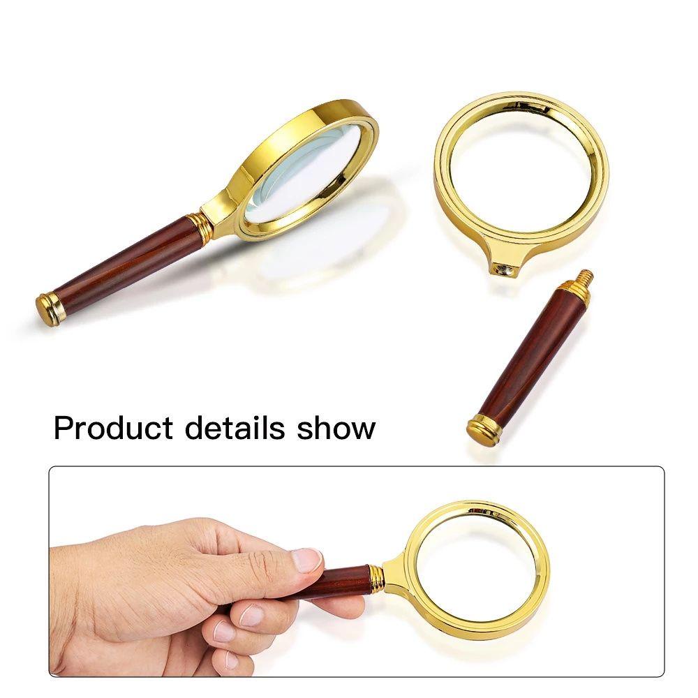 KRNY Kính Lúp Mini Bỏ Túi Phóng Đại 10 Lần