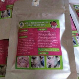 Mặt nạ collagen hoa hồng tươi