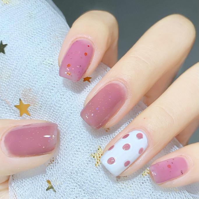 [Hàng mới về] Lọ sơn móng tay bằng nhựa nhiều màu sắc tùy chọn thời thượng