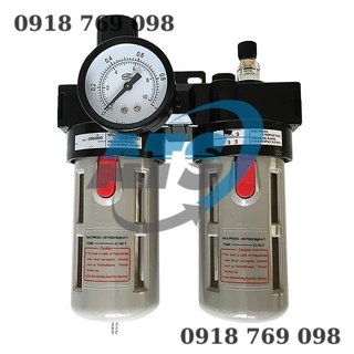 Bộ lộc khí nén đôi có điều áp BFC 4000 ren 21mm