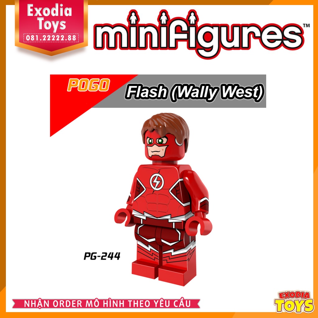 Xếp hình minifigure nhân vật siêu anh hùng vũ trụ Marvel/DC Comics - Đồ Chơi Lắp Ghép Sáng Tạo - POGO PG8063