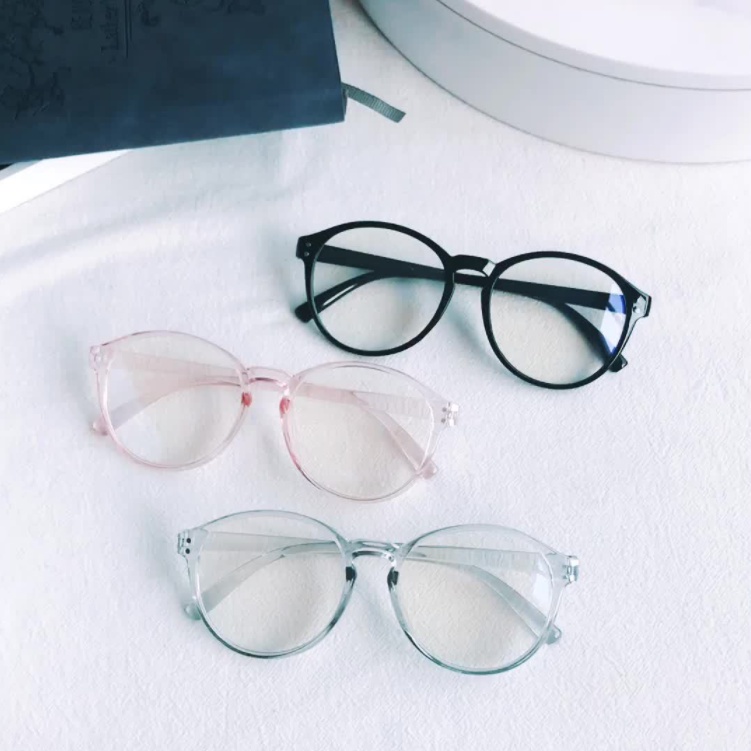 Kính mát gọng nhựa chống tia sáng xanh thời trang phong cách Hàn Quốc