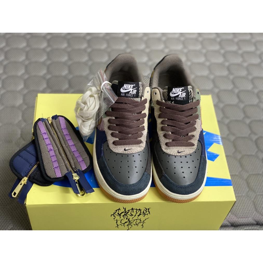 (Ảnh Shop Chụp) Giày Thể Thao- Af1 Travis Scot Thổ Cẩm Bản Cao Cấp (Fullbox+ Phụ kiện) | BigBuy360 - bigbuy360.vn