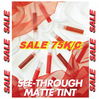 [SẴN- THANH LÝ]Son Kem Lì Siêu Mịn Romand See Through Matte Tint #02