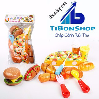 Đồ chơi combo cắt bánh pizza