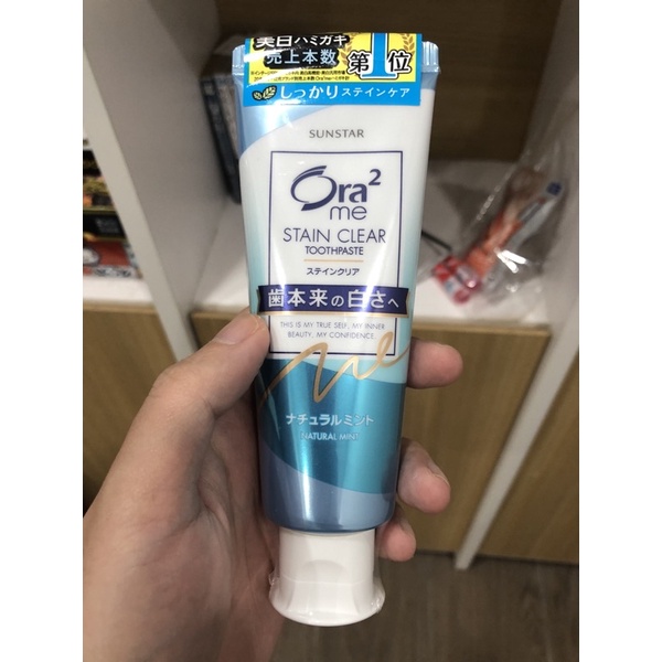 Kem đánh răng Ora2 Stain Clear Nhật Bản