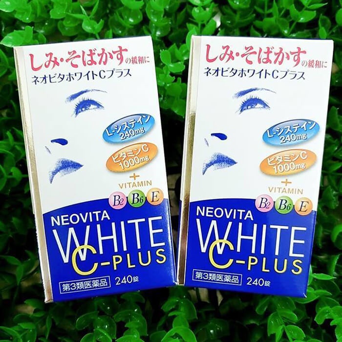 Viên uống trắng da, mờ thâm nám Vita White Plus 240 viên Nhật Bản