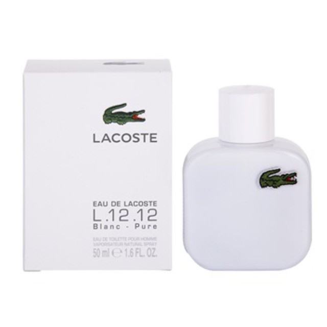 Nước hoa LACOSTE - Eau de Lacoste L.12.12 Blanc Pure EDT Pour Homme 50ml