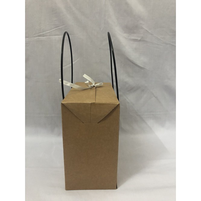 Hộp giấy mặt kiếng có quai xách kích thước 10 x 14 x 6cm/hộp