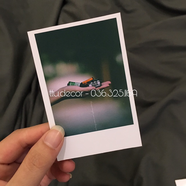 IN ẢNH RỬA ẢNH 6x9 polaroid ép lụa theo yêu cầu - ttu.decor