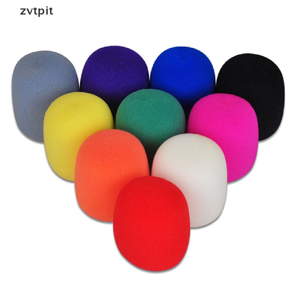 [ZVPT] Colorful Handheld Stage Microphone Windscreen Sponge Foam Karaoke Audio Cover DSF