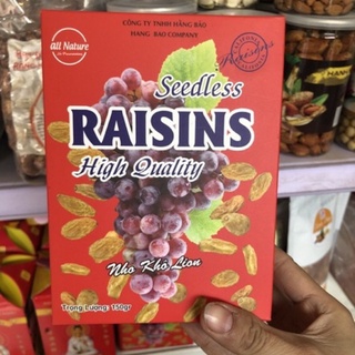 Nho khô lion Raisins hộp 150g