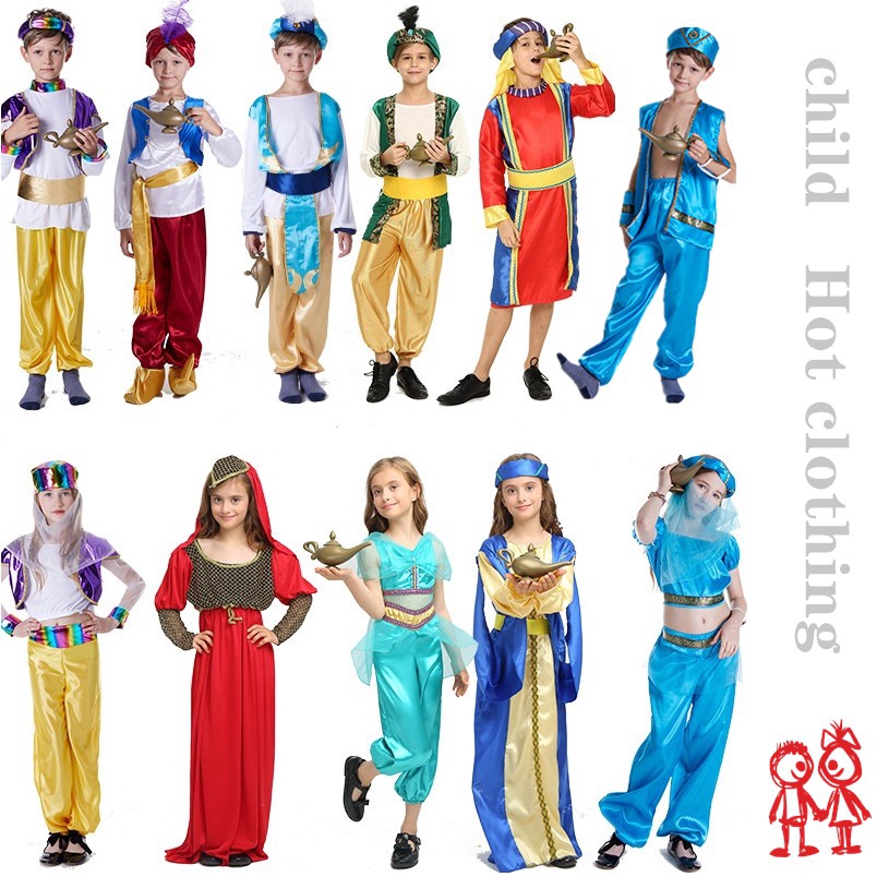 Trang Phục Hóa Trang Hoàng Tử Aladin Cho Bé