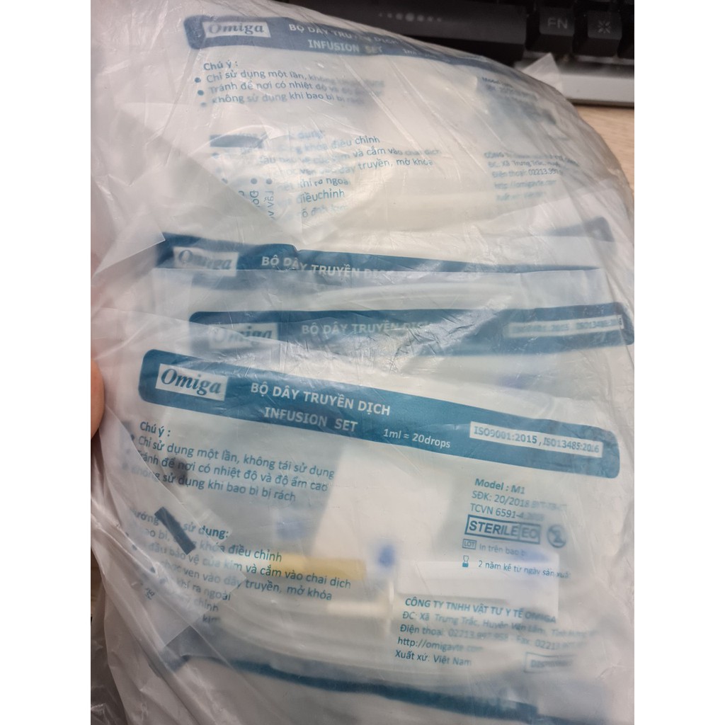 COMBO 25 BỘ DÂY TRUYỀN DỊCH OMEGA