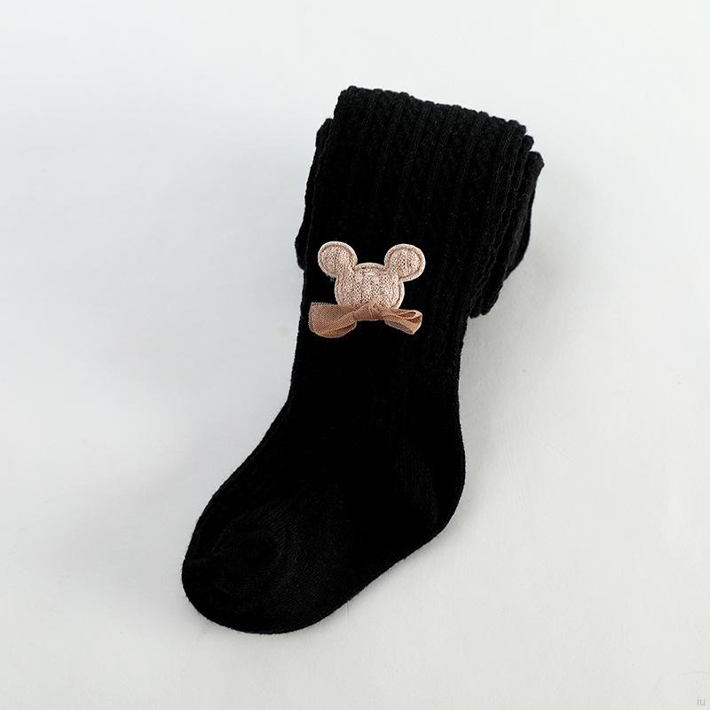 Quần Legging Họa Tiết Chuột Mickey Đáng Yêu Cho Bé Gái