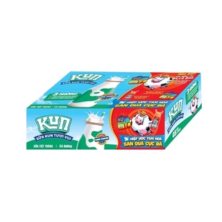 Thùng 48 Hộp Sữa Kun Tươi Vui Có Đường - 180ml