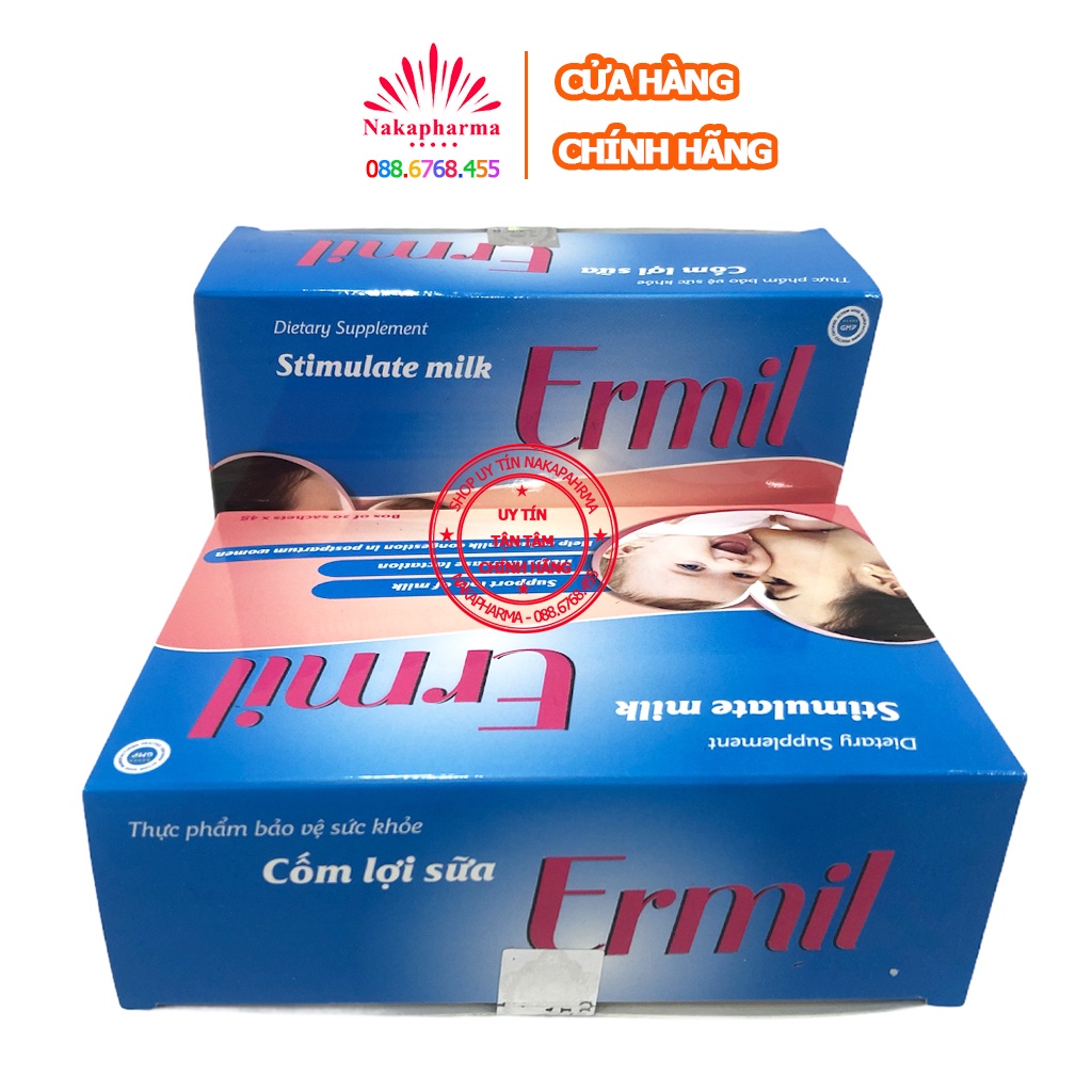 Cốm lợi sữa Ermil – Giúp tăng tiết sữa, chất lượng sữa, giảm tắc sữa - Dùng cho bà mẹ đang cho con bú