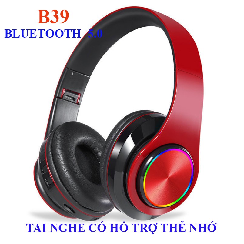 ( GIÁ SIÊU SẬP SÀN) Tai Nghe Bluetooth Chụp Tai B3 Hỗ Trợ Thẻ Nhớ, Âm Bass Khỏe Có Thể Gập Lại ( Mẫu mới pin trâu)