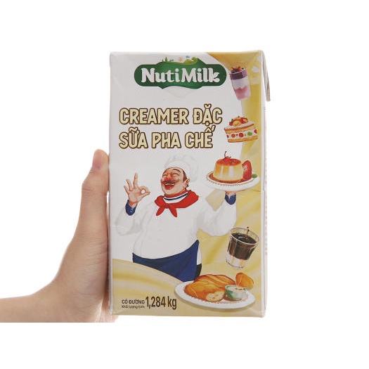 Sữa đặc pha chế Nutimilk hộp giấy 1284g / Creamer đặc pha trà sữa