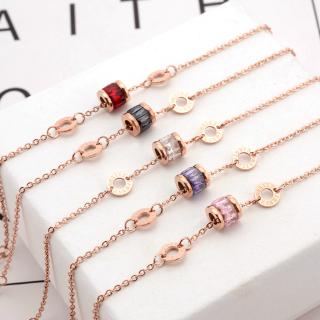Transport titanium color steel bracelet rose gold Valentine's Day jewelry