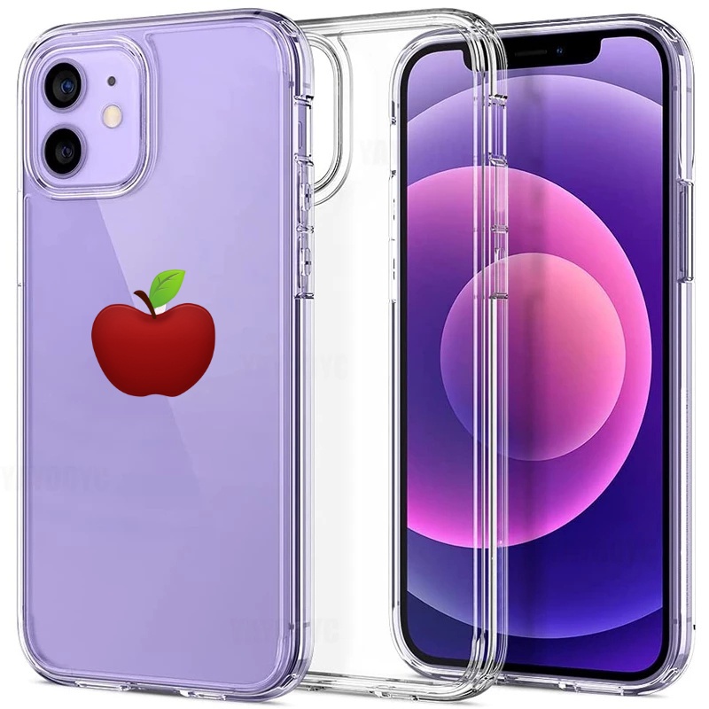 Soft TPU Silicone Case Cover For iPhone 12 13 Mini Front Cover Phone Case / Ultra Thin Clear Phone Case For iPhone 13 12 11 Pro Max