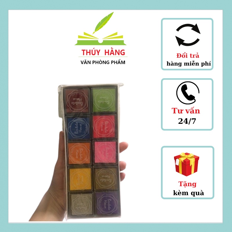 Màu chấm vân tay cho bé
