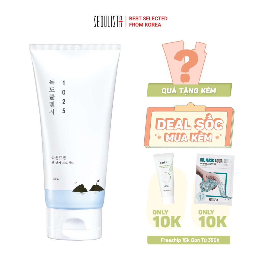 Sữa rửa mặt tạo bọt dịu nhẹ Round Lab 1025 Dokdo Cleanser