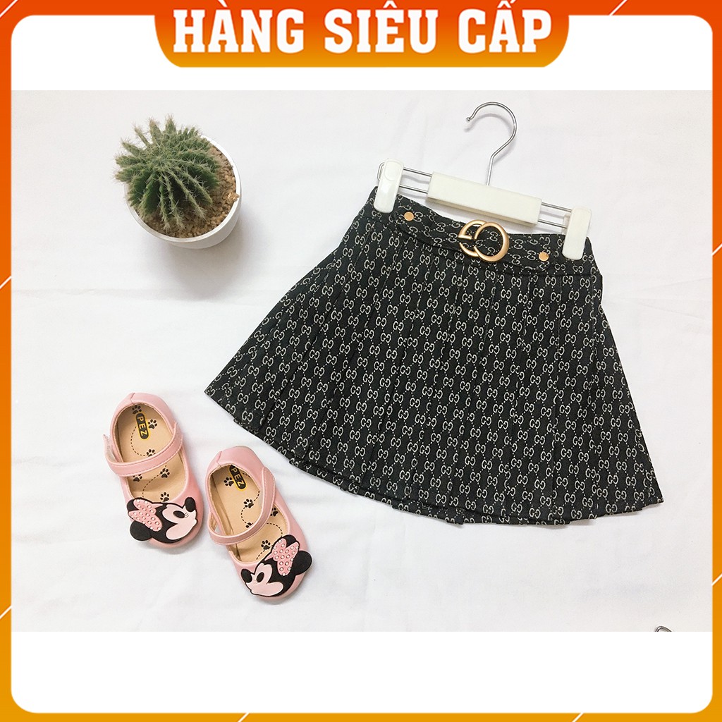Chân váy xòe cho bé gái, hàng 2 lớp, Chất Dạ Hàn Xịn Sò, mặc siêu sang, đẹp từng đường kim mũi chỉ