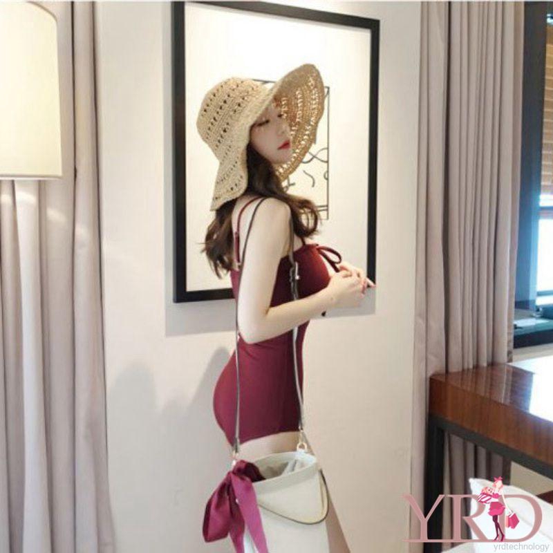 Đồ bơi nữ cột dây màu trơn gợi cảm | BigBuy360 - bigbuy360.vn