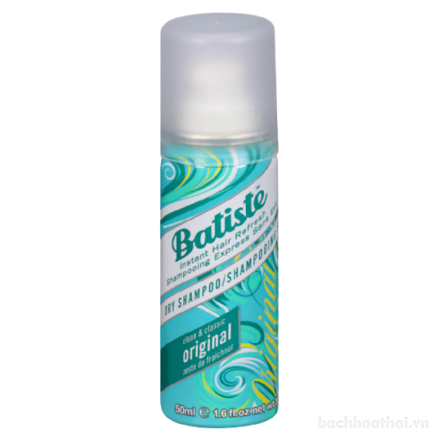 Chai dầu gội khô Batiste Dry Shampoo Original