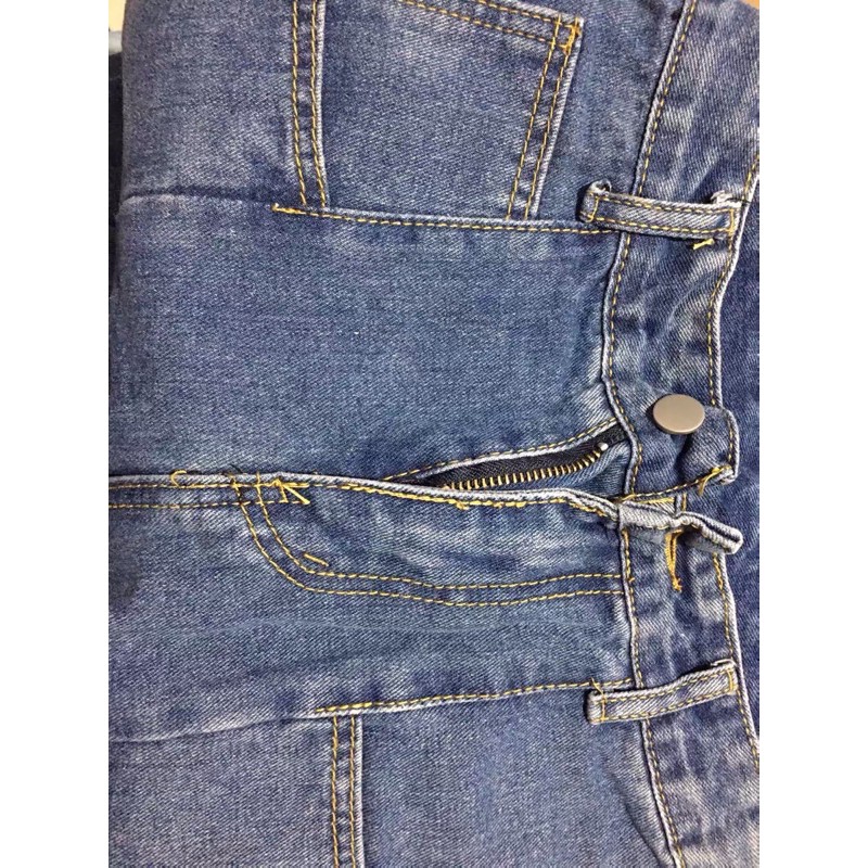 [Sẵn] QA19_Quần jeans cạp cao ống rộng basic ullzang | BigBuy360 - bigbuy360.vn