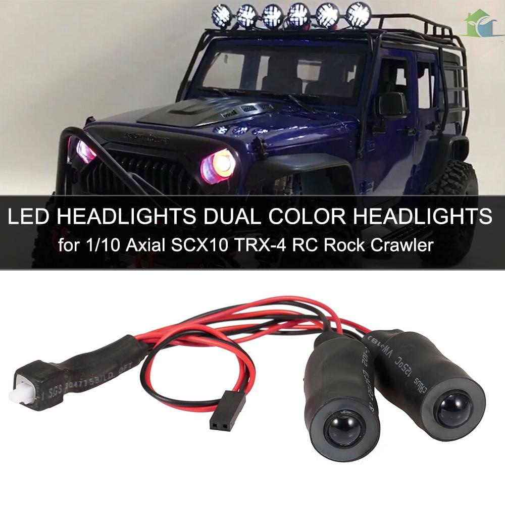 Đèn pha LED mắt thiên thần cho xe điều khiển từ xa 1/10 RC Rock Crawler Axial SCX10 RC4WD Traxxas TRX-4