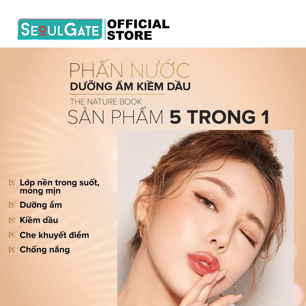 Phấn Nước Dưỡng Ẩm Kiềm Dầu The Nature Book | BigBuy360 - bigbuy360.vn