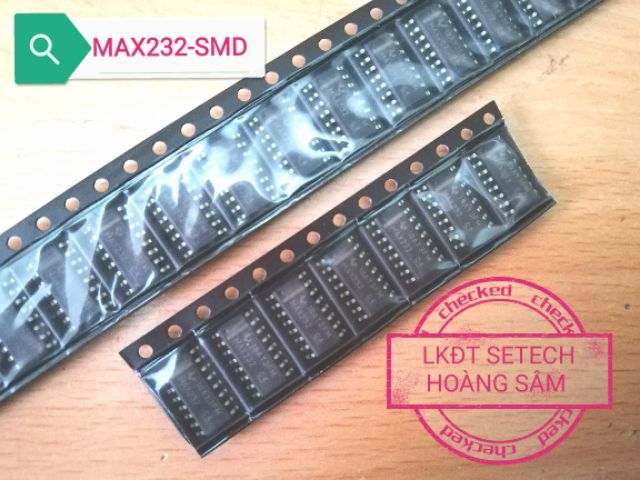 IC giao tiếp RS232 MAX232 dán SMD SOIC(16)