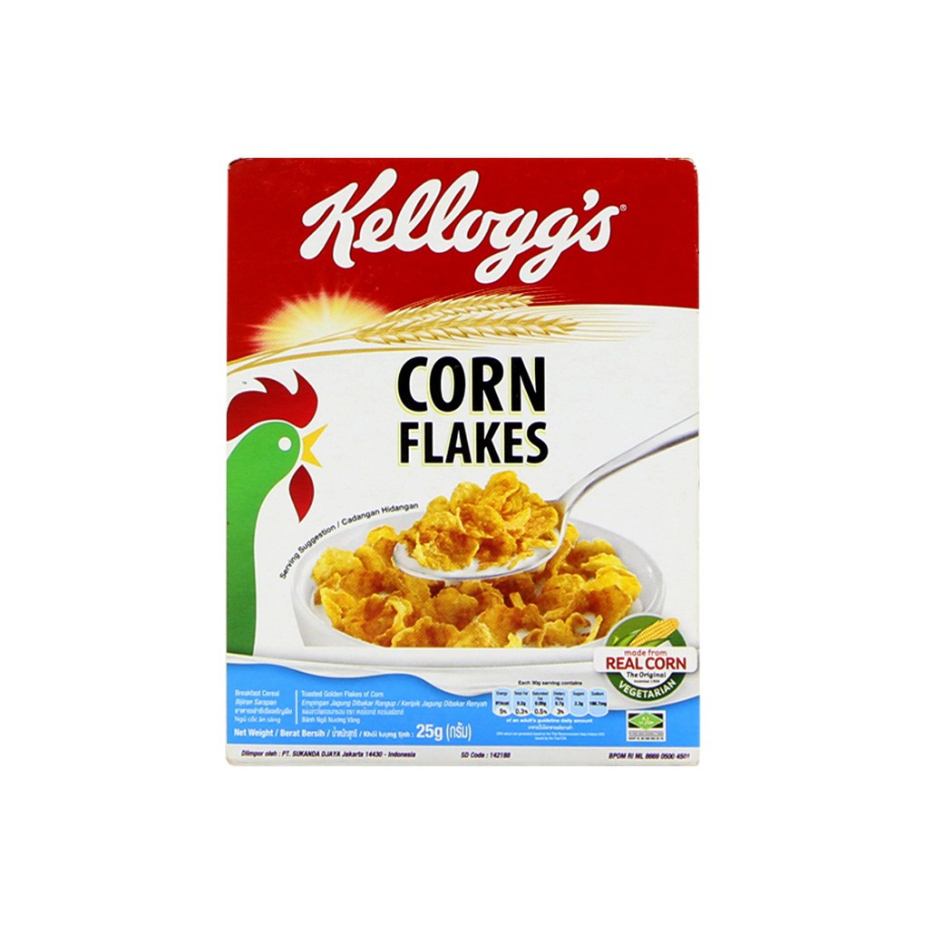 Ngũ cốc ăn sáng Kellogg's Corn Flakes 25g