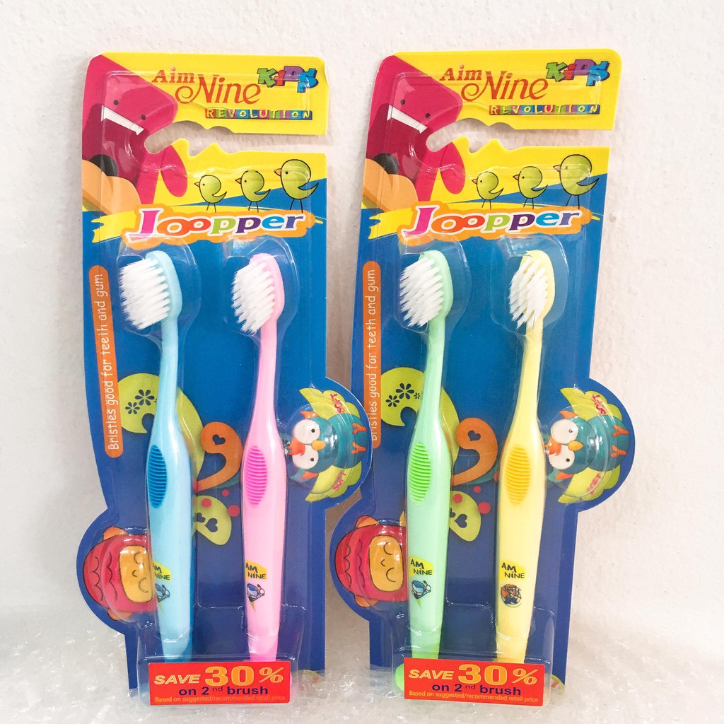 Bàn chải đánh răng Nine Jooper đôi Thái Lan