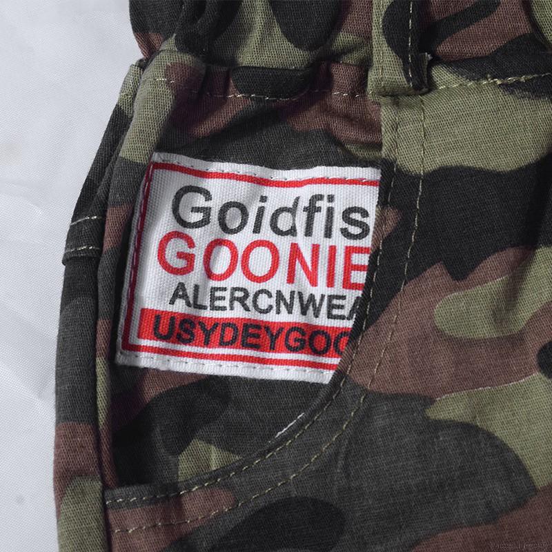 Quần short họa tiết rằn ri cho bé trai