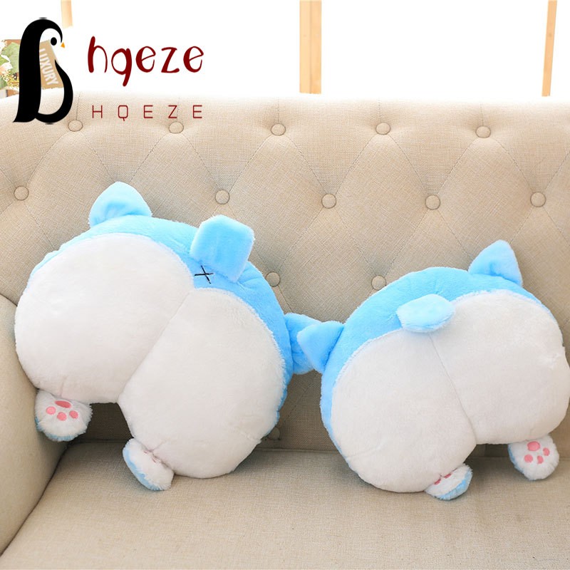 Gối Tựa Đầu /Đệm Hình Chú Chó Corgi Đáng Yêu Cho Xe Hơi