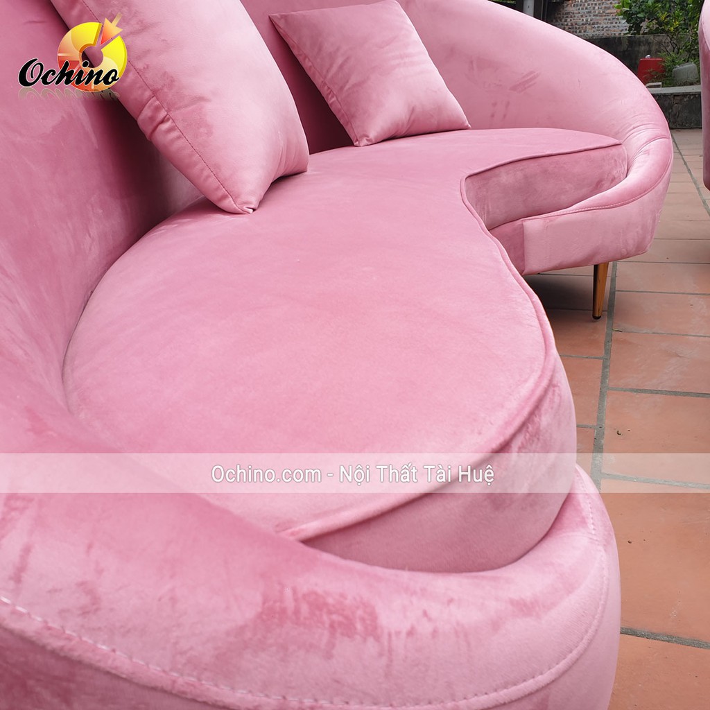 Ghế Sofa có tựa lưng mẫu thuyền cao cấp để phòng khách hoặc shop dài 1m6 ( đủ màu)