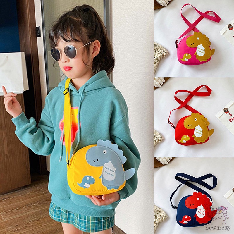 Túi Đeo Chéo Hình Khủng Long Dễ Thương Cho Bé