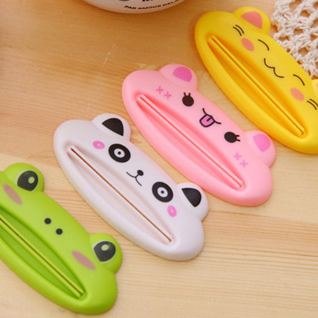 (runbu) Dụng Cụ Cuộn Tuýp Kem Đánh Răng Hình Động Vật Cho Phòng Tắm Gia Đình Màu Sắc Ngẫu Nhiên
