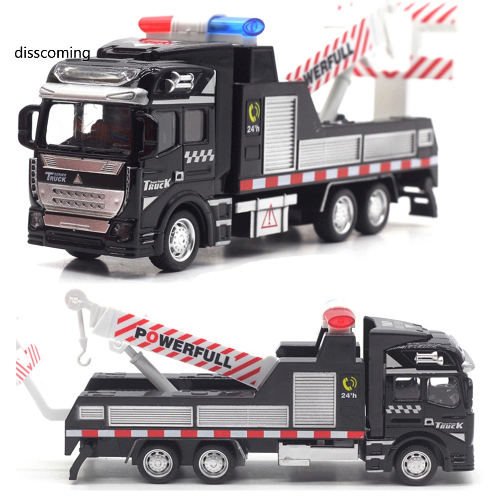 Mô hình xe cảnh sát cứu hộ đồ chơi bằng hợp kim sống động cho bé