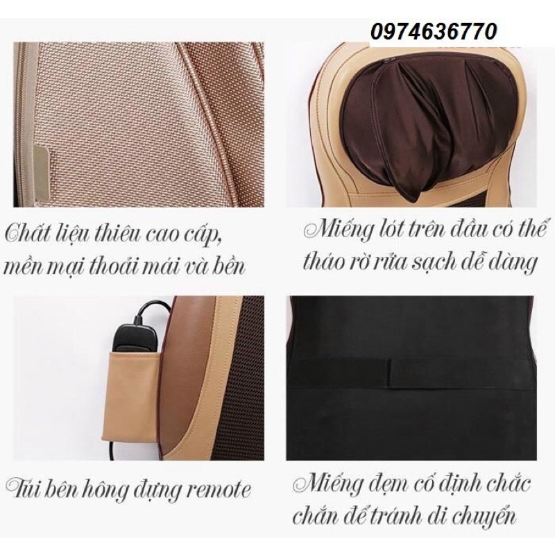 Đệm Massage 6D Hàn Quốc Chính Hãng Bảo hành 60 tháng