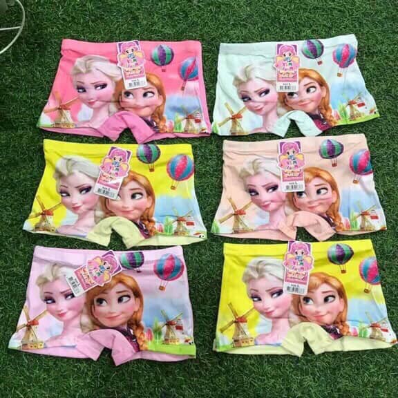 Combo 5 Quần Chip Đùi Elsa Cho Bé