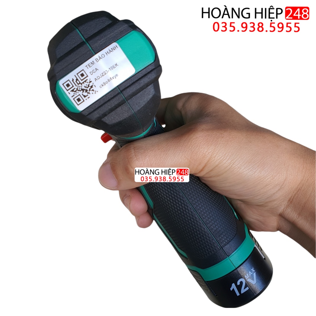 MÁY KHOAN PIN DCA 12V KHÔNG CHỔI THAN CHÍNH HÃNG ADJZ23-10EK