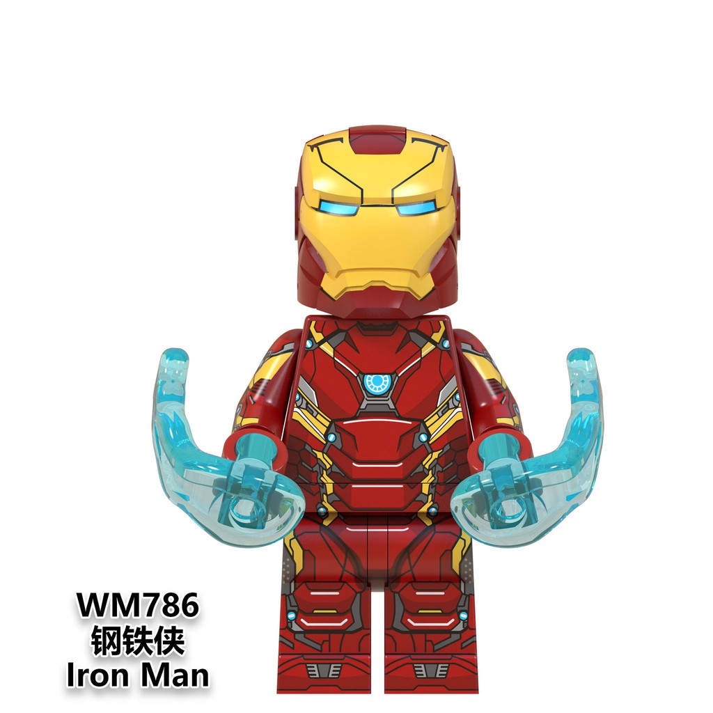 Minifigures Marvel DC Các Mẫu Nhân Vật Thanos Ironman Black Panther War Machine Doctor Stranger WM6072