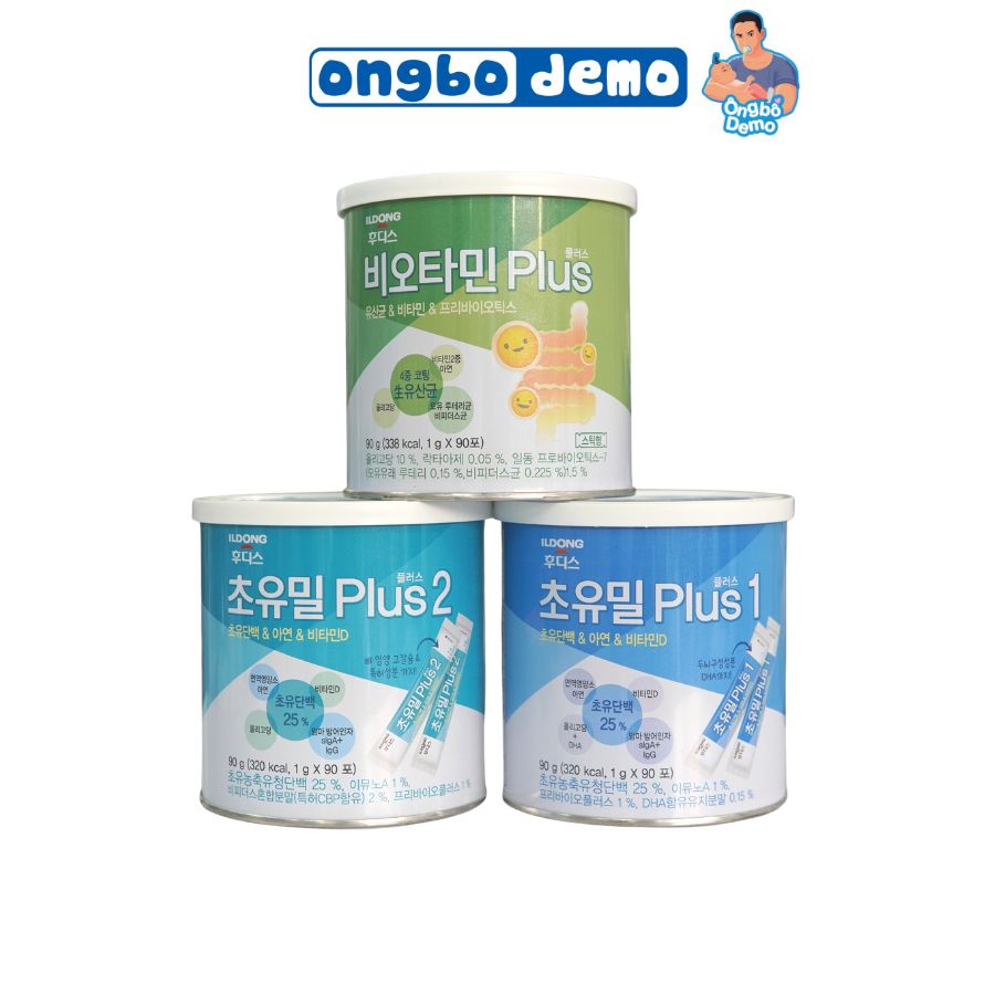 Sữa Non iLDong, Sữa men vi sinh Hàn Quốc 90 gói/ 90g - Ongbodemo