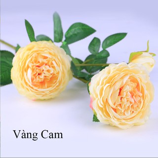 Hoa Giả - Hoa Hồng Cao Cấp 1 Cành 3 Bông Lớn