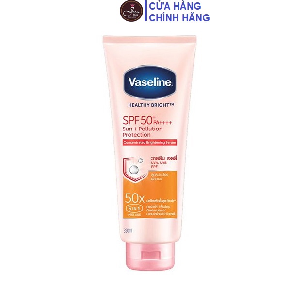 Sữa Dưỡng Thể Trắng Da Vaseline 50X SPF50++ Thái Lan 320ml