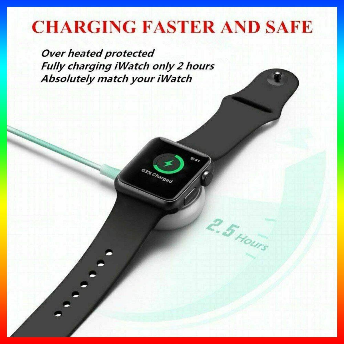 Đế Sạc Nam Châm Cho Đồng Hồ Thông Minh Apple Watch Iwatch Series 1 / 2 / 3 / 4